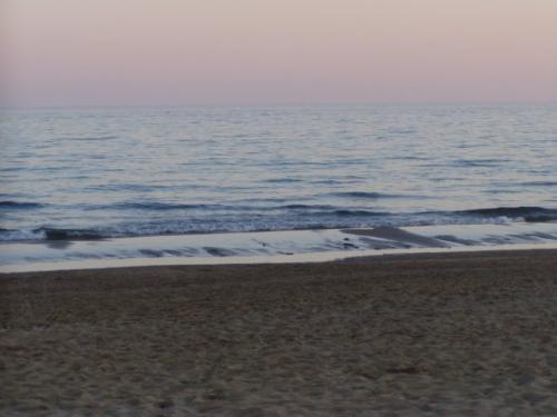 Spiaggia al tramonto